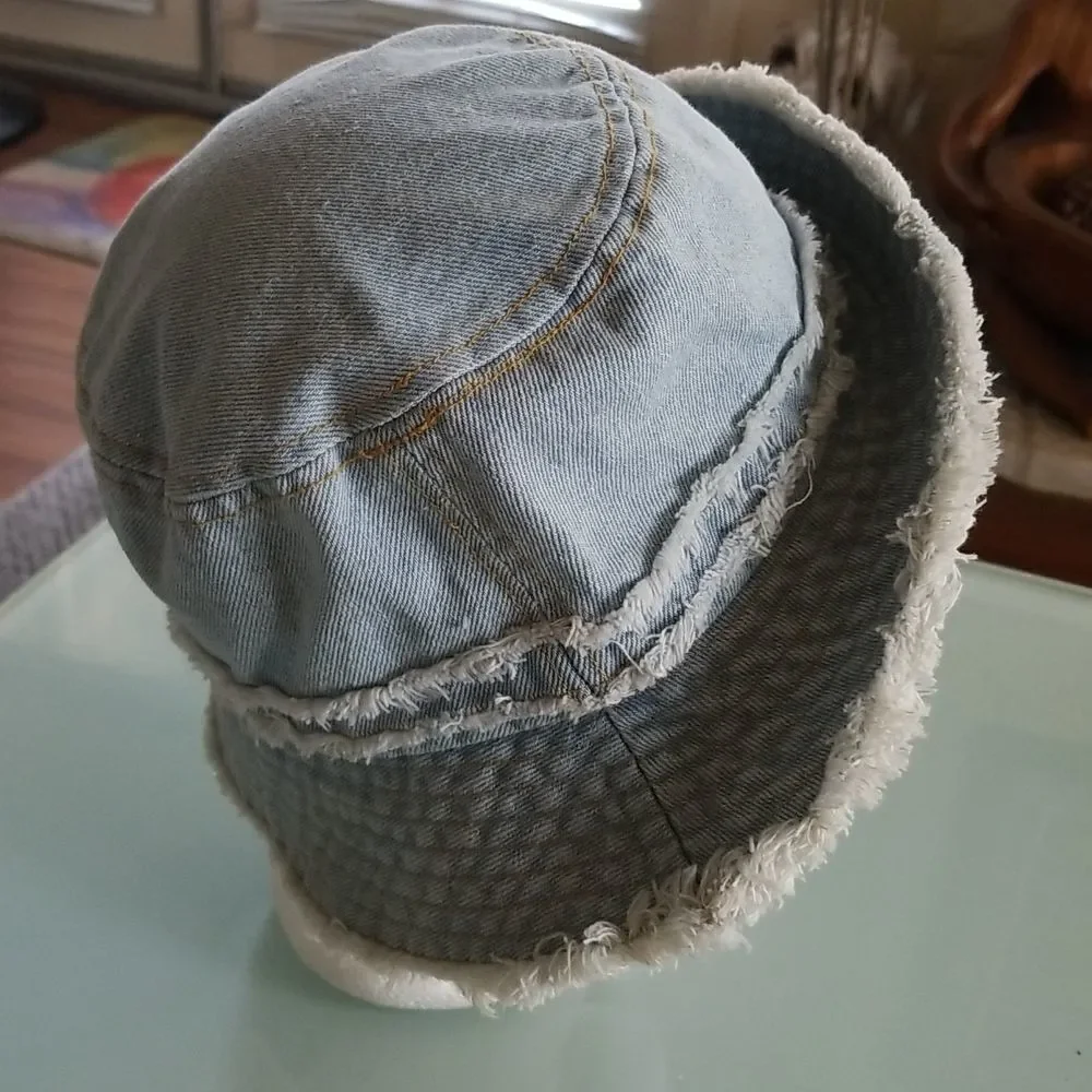 Denim Boho‎ Gorpcore Cottagecore Cabincore Bucket Hat